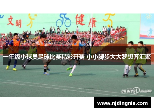 一年级小球员足球比赛精彩开赛 小小脚步大大梦想齐汇聚
